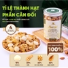 Hạt dinh dưỡng mix 4 loại TANU NUTS  hạt ngũ cốc bà bầu gồm hạt macca, óc chó, hạnh nhân, hạt điều