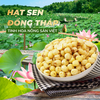 Hạt sen sấy giòn ăn liền TANU NUTS hũ 220g, hạt dinh dưỡng ăn vặt healthy cho văn phòng, ăn kiêng, giảm cân