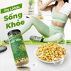 Hạt sen sấy giòn ăn liền TANU NUTS hũ 220g, hạt dinh dưỡng ăn vặt healthy cho văn phòng, ăn kiêng, giảm cân