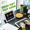 Hạt sen sấy giòn ăn liền TANU NUTS hũ 220g, hạt dinh dưỡng ăn vặt healthy cho văn phòng, ăn kiêng, giảm cân
