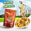 Snack hạt dinh dưỡng mix tẩm vị TANU NUTS túi 175g, mix hạt tẩm vị ăn vặt healthy cho văn phòng, trẻ nhỏ, ăn kiêng