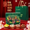 Set quà tặng Hưng Khởi, hộp quà Tết hạt dinh dưỡng TANU NUTS sang trọng