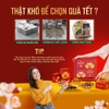 Hộp quà tết Thần Tài TANU NUTS, set quà tặng Tết hạt dinh dưỡng sang trọng