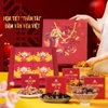 Hộp quà tết Thần Tài TANU NUTS, set quà tặng Tết hạt dinh dưỡng sang trọng