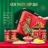 Set quà tặng Hưng Khởi, hộp quà Tết hạt dinh dưỡng TANU NUTS sang trọng