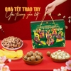 Hộp quà Nam Quốc Hưng Khởi TANU NUTS, set hạt dinh dưỡng sang trọng, Snack Food, quà mang đi biếu tặng Ăn Vặt Thức Ăn, hộp quà Tết, quà tặng doanh nghiệp