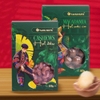 Set quà premium 2 hộp hạt TANU NUTS, quà tặng hạt dinh dưỡng gồm hạt macca, điều sang trọng