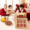 Set quà tặng Mùa Vàng, hộp quà hạt dinh dưỡng TANU NUTS sang trọng
