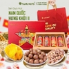 Set quà tặng Hưng Khởi II, hộp quà hạt dinh dưỡng TANU NUTS sang trọng