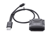 Dây chuyển đổi USB 2.0 to SATA converter cable kèm nguồn ngoài 12V-2A hỗ trợ OTG CR108 25CM 20216