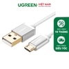 UGREEN Micro USB Data Cable (Aluminum case with Braid) 2M (White) Default Title 30657