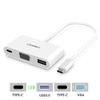 Dây chuyển đổi USB Type-C to USB 3.0 Female + VGA Female + USB Type-C 15cm 30376