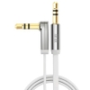 Dây Audio 3.5mm dẹt,mạ vàng 1 đầu vuông 90,TPE AV119 3M 10760