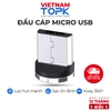 Đầu cáp sạc nam châm TOPK - Chuẩn Type-C / Micro / iPhone - Hàng chính hãng Bảo hành 12 tháng 1 đổi 1