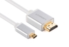 Dây Micro HDMI sang HDMI 1.4 Thuần Đồng 19+1 đầu hợp kim HD109 2M 10119