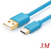 Dây USB 2.0 sang Type-C sync và sạc US141 3M 10658