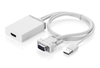 Dây chuyển đổi VGA+Audio ra HDMI hỗ trợ 1080 60p MM106 1M (combo) 40235