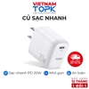 Củ sạc nhanh TOPK B110P Sạc nhanh PD Công suất 20W Cổng Type C - Hãng phân phối chính thức Bảo hành 12 tháng 1 đổi 1