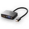 Cáp chuyển miniDP to HDMI và VGA MD108 15cm 10439