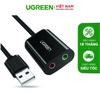 Dây chuyển đổi USB 2.0 sang AV 3.5mm US205 30724