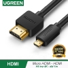 UGREEN Micro HDMI to HDMI Cable 1m (Black) HD127 30148