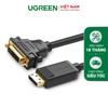 Dây chuyển đổi Displayport Male to DVI Female 20405 (15cm) 15CM 20405