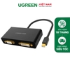 Bộ chuyển miniDP to HDmI&VGA&DVI MD109 Trắng 10438