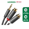 Dây chuyển đổi 3.5mm Male to 2RCA Female 10547 (20cm) 20cm 10547