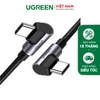 UGREEN Angled USB-C Cable Aluminum Case with Braided 2m (Black) US323 70531