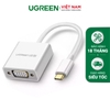 Bộ chuyển đổi USB-C to VGA màu trắng 10CM 50511