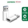 Đầu chuyển đổi USB 3.0 Type A Male sang USB 3.1 Type C Female Trắng 40932