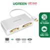Bộ chuyển miniDP to HDmI&VGA&DVI MD109 Đen 10440
