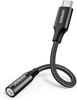 UGREEN USB-C Male to 3.5mm Female Audio Cable Black Braided 0.1m AV142 70858