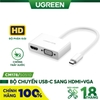 Type C to HDMI+VGA Converter White 50510