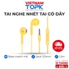 Tai nghe nhét tai có dây TOPK F17 Chân cắm 3.5 Chất liệu TPE dài 1.2m Hàng chính hãng Bảo hành 12 tháng 1 đổi 1