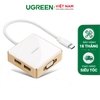 Bộ chuyển đổi USB Type C sang VGA và HUB 3 cổng USB 15cm 30442