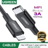 UGREEN Lightning to Type-C（2.0）Cable 1M (Black) Default Title 60751