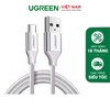 Dây USB 2.0 sang Type C mạ Nickel vỏ sợi bện 0.25M 60124