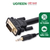Dây VGA kèm dây AV 3.5mm Stereo VG102 3M 11627