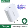 UGREEN Fast Charging Power Adapter with PD 20W US (White) CD137 60449
