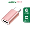 Đầu chuyển USB-C Male sang Micro USB Female vỏ nhôm Silver 20854