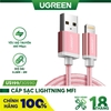Lighting to USB Cable(Aluminum Nylon Bradi) 1M 30590