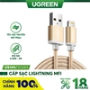 Lighting to USB Cable(Aluminum Nylon Bradi) 1M 30590