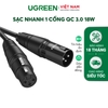 Dây Audio nối dài MIC XLR (Cannon) 6mm AV130 1M 20708