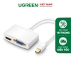 Cáp chuyển miniDP to HDMI và VGA MD108 15cm 10439