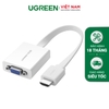 Bộ chuyển đổi HDMI sang VGA+ Audio cáp dẹt micro USB hỗ trợ nguồn 16CM 40248
