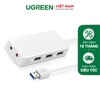 Hub USB 3 cổng 3.0 kèm 2 đầu mic và tai nghe cho âm thanh ngoài 30CM 30420