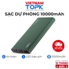 Sạc dự phòng 10000mAh TOPK I1006 - Đầu ra USB sạc ổn định - Màn hình LED - Hàng chính hãng Bảo hành 12 tháng 1 đổi 1