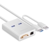 Bộ chuyển đổi USB 3.0 to VGA + 2 cổng USB 3.0 + cổng Gigabit lan vỏ hợp kim 40242 80CM 40242