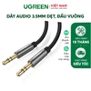 Dây Audio 3.5mm tròn mạ vàng 24K, TPE cao cấp AV119 0.5M 10750